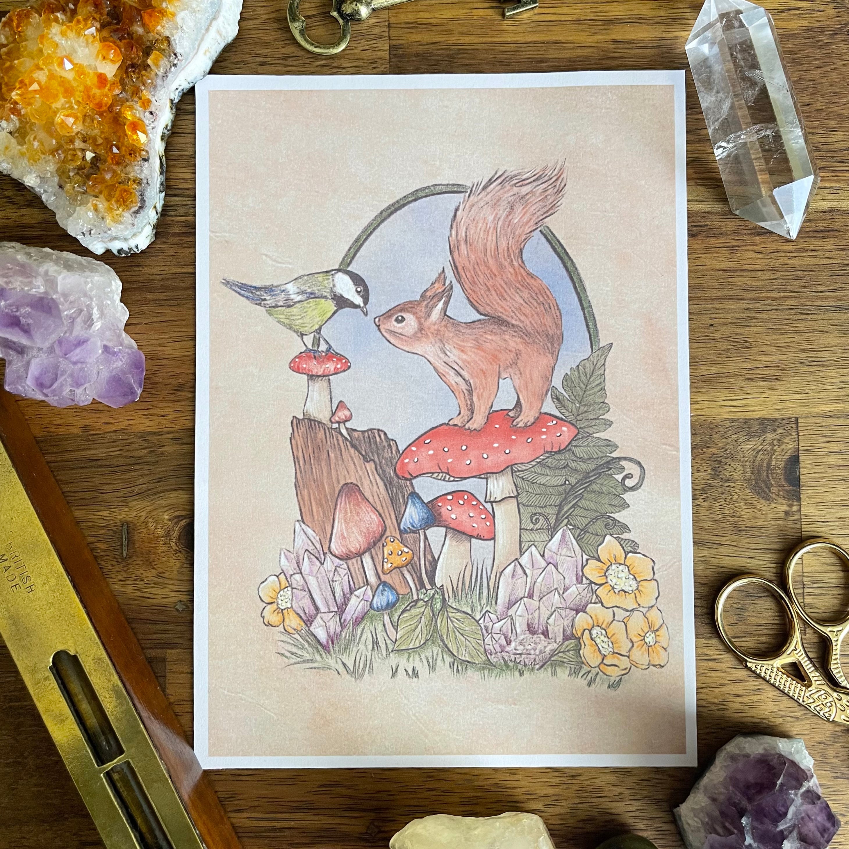 Woodland Friends Print – Spellbound Society